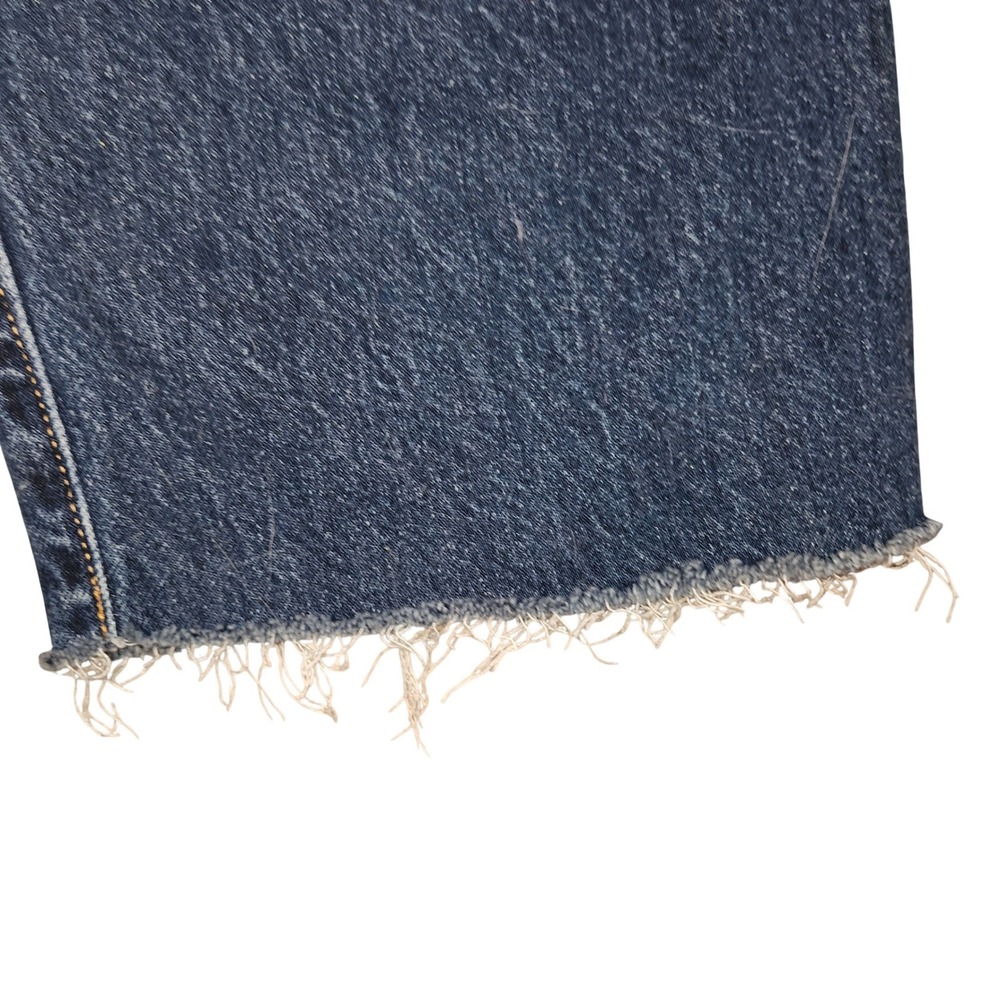 Levi's Premium Ribcage Straight Ankle Jeans Dark Wash Women's Size 30 - Picture 11 of 11